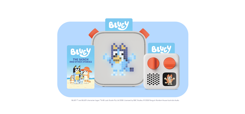 Bluey audio player and cards