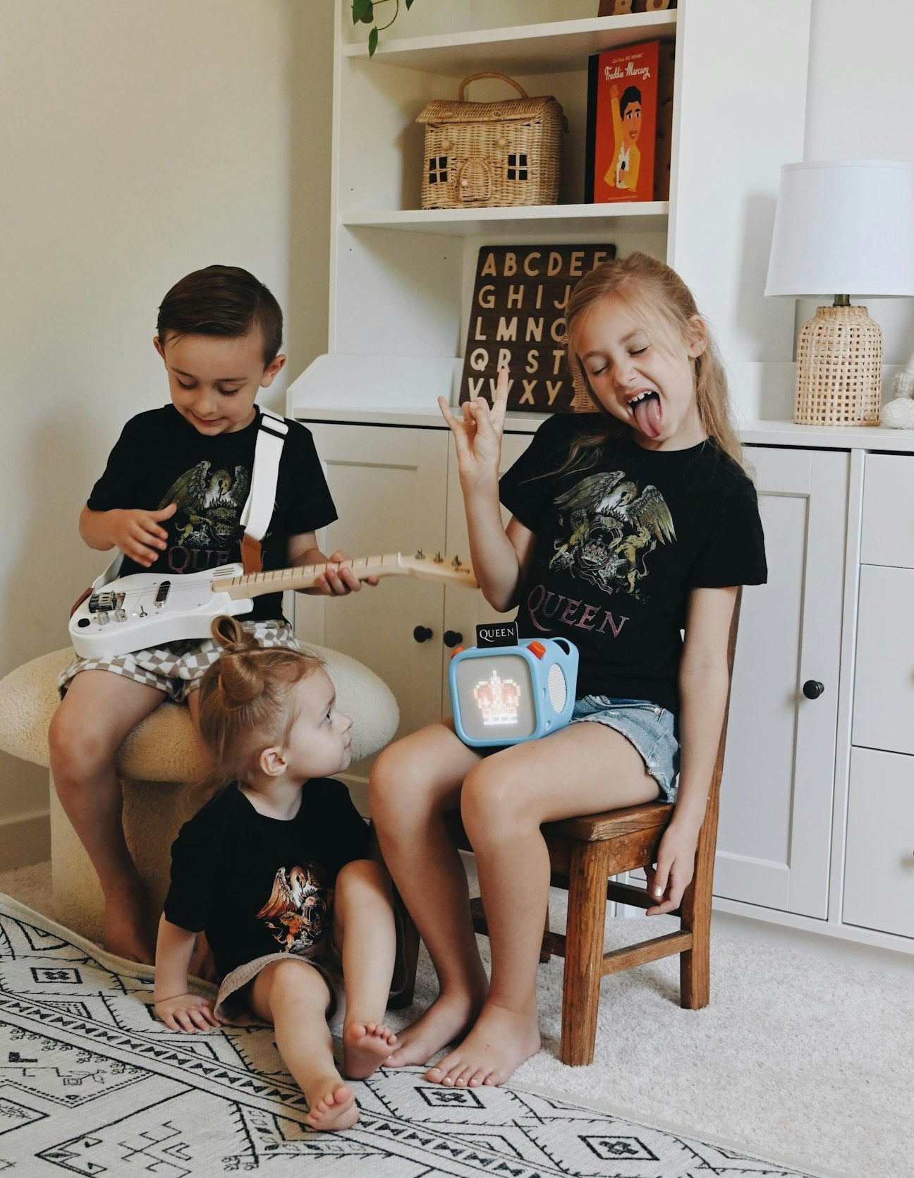 Children listening to a Yoto Player